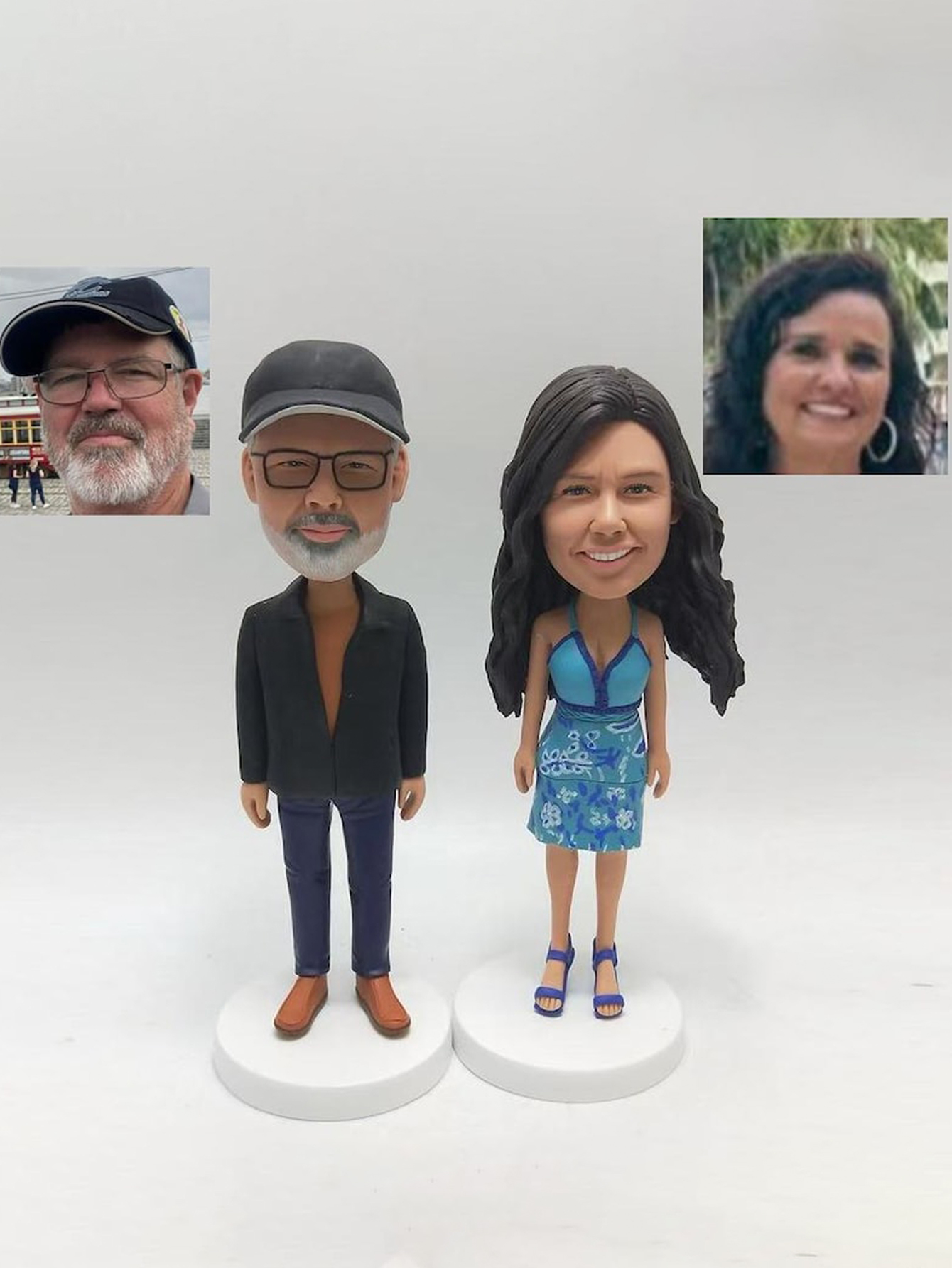 Personalized Clay Shaking Dolls, Customized Unique Gifts